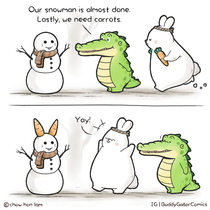 Buddy Gator - Snowman