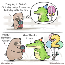 Buddy Gator - Two Birthday Gifts