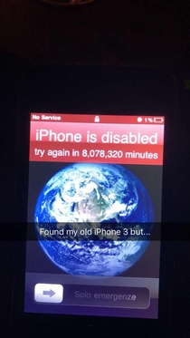 Buddy of mine broke his iPhone  but remembered he had a backup iPhone 