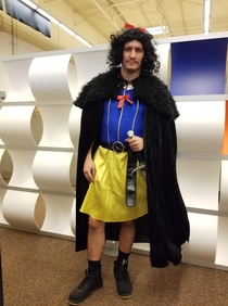 Buddy of mine was Jon Snow White at work today