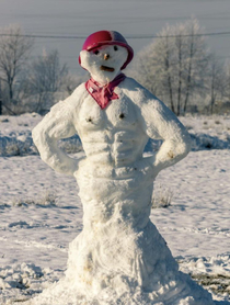 buff snowman