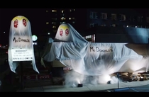 Burger King dresses up as McDonalds for Halloween