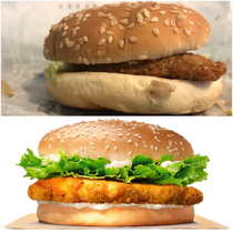 Burger Kings Chicken Jr Sandwich