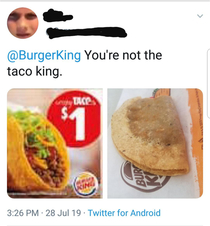 Burger kings new taco