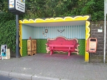 bus stop with style