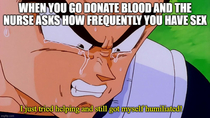 But really if you can donate blood