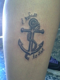But youre an anchor