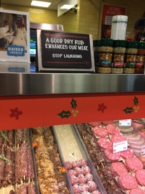 Butchers and their inside jokes
