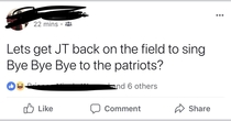 Bye bye patriots