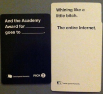 CAH being brutally honest and accurate