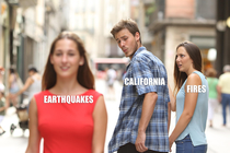 California - shaken or lit