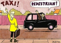 Calling for a taxi