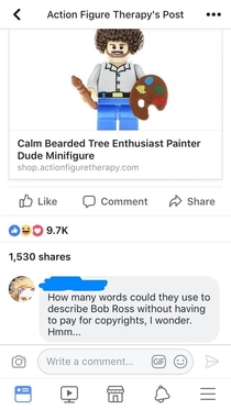 Calm Bearded Tree Enthusiast Painter Dude Minifigure
