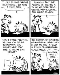 Calvin would be a natural in academia