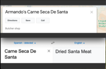 Came across this shop on Google I dont speak Spanish so I decided to translate the nameChristmas dinner is going to be somewhat depressing this year kids I mean delicious but depressing