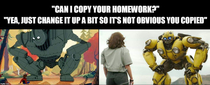 Can I copy your homwork