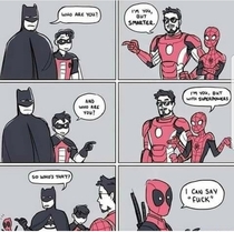 Can someone think in Robin and Batman
