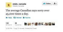 Canadian fun fact