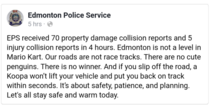 Canadian police have a sense of humour