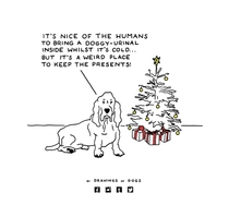 Canine Christmas decorations 