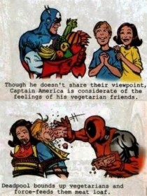 Captain America vs Deadpool when it comes to acceptance