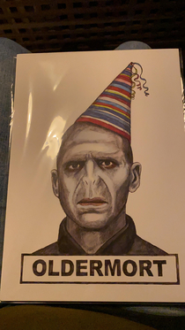 Card I got for my th birthday today