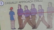CASUALLY APPROACH CHILD