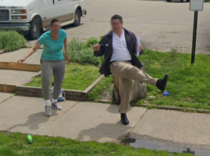 Casually strolling through Google Street View when suddenlydancing