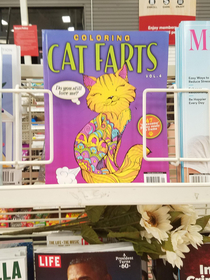 Cat farts coloring book