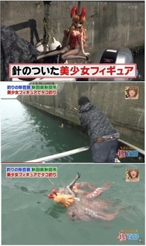 Catching an octopus in Japan
