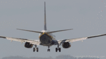 Challenging crosswind landing at BHX