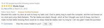 Checked Amazon for a mini desk fan This review was the most useful
