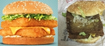 Checkers Double Fish Sandwich