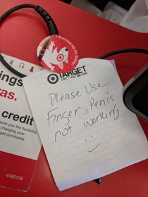 Checkout at Target got real personal real fast