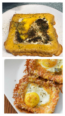 Cheesy Egg Toast - Nailed it