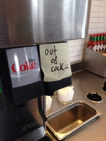 Chipotle is out of cock
