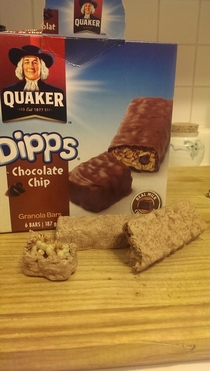 Chocolate-Covered Quaker Oats Granola Bar