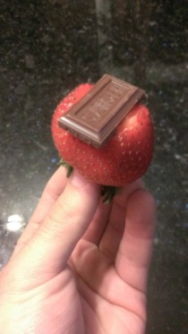 Chocolate covered strawberry college edition