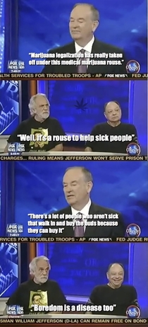 Chong vs Bill OReilly on Medical Marijuana