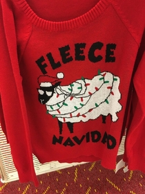 Christmas fleece