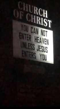 Churches say the darndest things