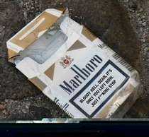 Cigarette packets in  years