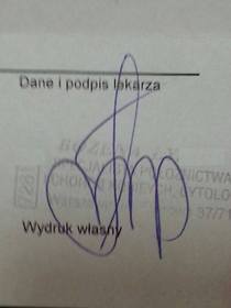 Classic prescription signature