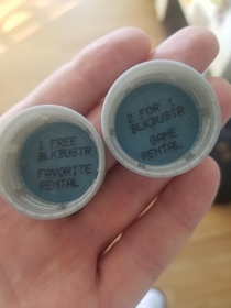 Cleaned out my parents junk drawer and found these missed oppitunities from winning Sprite caps