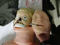 Cleaning the CPR dummy