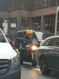 Clearly its halloween all year round for this guy