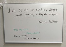 Clever Co-worker likes to add to the CEOs inspirational quote of the day