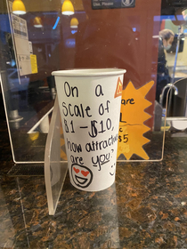 Clever way to get a  tip from me