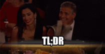 Clooney TLDR gif