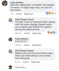 ClubPenguin not only changed their Facebook name to ClubPenguin Island they are also savage now